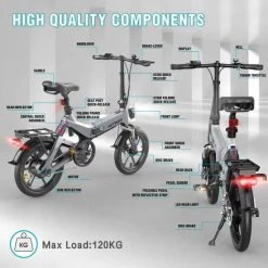 Coupon ???? Hitway Elektrische Plooifiets | Opvouwbare E-bike | 16 Inch | 250W Motor | Grijs/Zwart ???? 10 Coupon ???? Hitway Elektrische Plooifiets | Opvouwbare E-bike | 16 Inch | 250W Motor | Grijs/Zwart ???? -AGU WINKLE 550x550 695