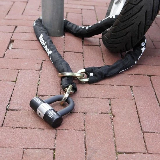 Nieuw ❤️ VINZ Kungur ART 3 Kettingslot 200 Cm / Fietsslot / Scooterslot / Motorslot / Schijfremslot ???? 9 Nieuw ❤️ VINZ Kungur ART 3 Kettingslot 200 Cm / Fietsslot / Scooterslot / Motorslot / Schijfremslot ???? - Afbeelding 9