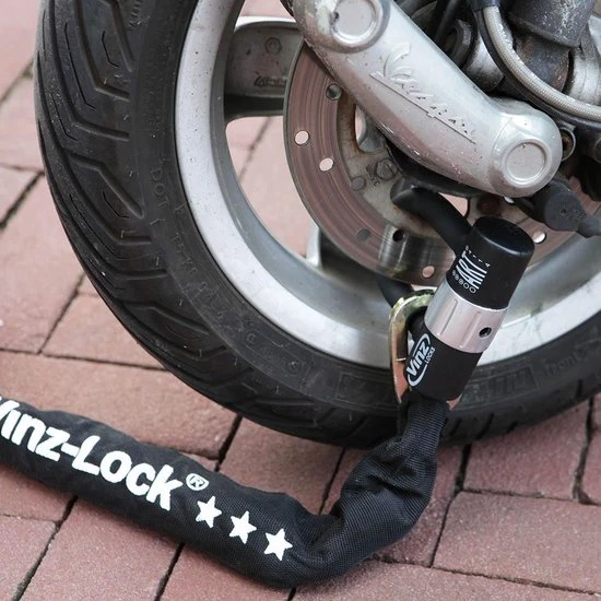 Nieuw ❤️ VINZ Kungur ART 3 Kettingslot 200 Cm / Fietsslot / Scooterslot / Motorslot / Schijfremslot ???? 12 Nieuw ❤️ VINZ Kungur ART 3 Kettingslot 200 Cm / Fietsslot / Scooterslot / Motorslot / Schijfremslot ???? - Afbeelding 12
