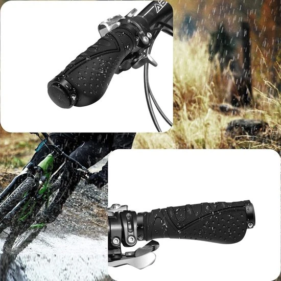 Gloednieuw ???? Merkloos Fietsgrepen - Antislip - Ergonomische MTB-Grepen - Twee Kanten - Lock-on-ontwerp - Voor 22,2 Mm Fietsen / Mountainbikes / Racefietshandvatten ???? 6 Gloednieuw ???? Merkloos Fietsgrepen - Antislip - Ergonomische MTB-Grepen - Twee Kanten - Lock-on-ontwerp - Voor 22,2 Mm Fietsen / Mountainbikes / Racefietshandvatten ???? - Afbeelding 6
