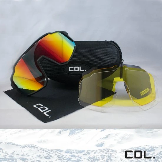 Aanbiedingen ???? COL Sportswear - COL003 - Sportbril - 4 Verwisselbare Lenzen - Mannen & Vrouwen ✔️ 1 Aanbiedingen ???? COL Sportswear - COL003 - Sportbril - 4 Verwisselbare Lenzen - Mannen & Vrouwen ✔️