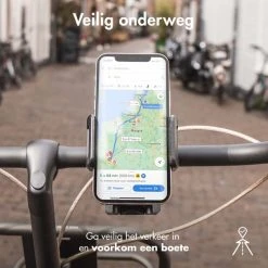 Beste Pirce ❤️ Accezz Universele Telefoonhouder Fiets - GSM Houder Fiets - Telefoonhouder Motor & Scooter - 360 Rotatie 😀 -AGU WINKLE 550x550 820