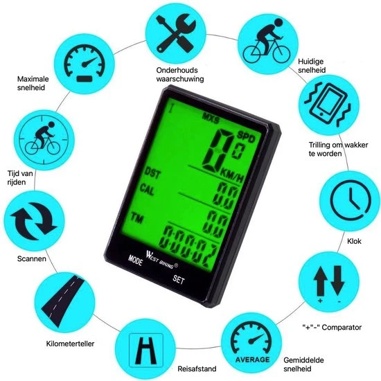 Coupon ✨ MaDu-Trading Fietscomputer Draadloos - BLACK FRIDAY AANBIEDING - Met Touchscreen - Extra Groot Scherm - Waterdicht - Met Snelheidsmeter - Meerdere Functies - Fietscomputer - Kilometerteller Fiets - Draadloze Fietscomputer ✔️ 5 Coupon ✨ MaDu-Trading Fietscomputer Draadloos - BLACK FRIDAY AANBIEDING - Met Touchscreen - Extra Groot Scherm - Waterdicht - Met Snelheidsmeter - Meerdere Functies - Fietscomputer - Kilometerteller Fiets - Draadloze Fietscomputer ✔️ - Afbeelding 5