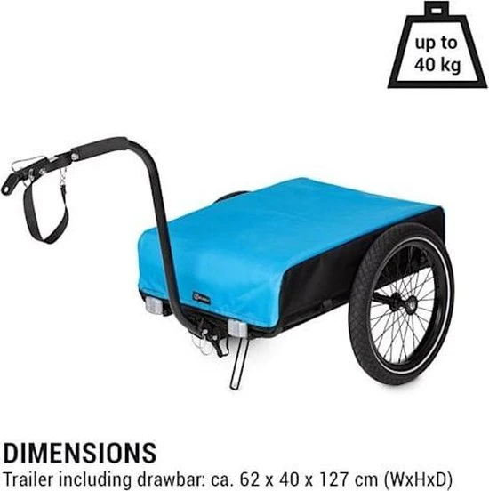 Beste recensies van ???? Klarfit Cargo Bull Aanhangwagen - Bagagefietskar - Fietsaanhanger - 50 Liter Laadruimte - 16" Luchtbanden - Voor Max. 40 Kg Lading ???? 2 Beste recensies van ???? Klarfit Cargo Bull Aanhangwagen - Bagagefietskar - Fietsaanhanger - 50 Liter Laadruimte - 16" Luchtbanden - Voor Max. 40 Kg Lading ???? - Afbeelding 2
