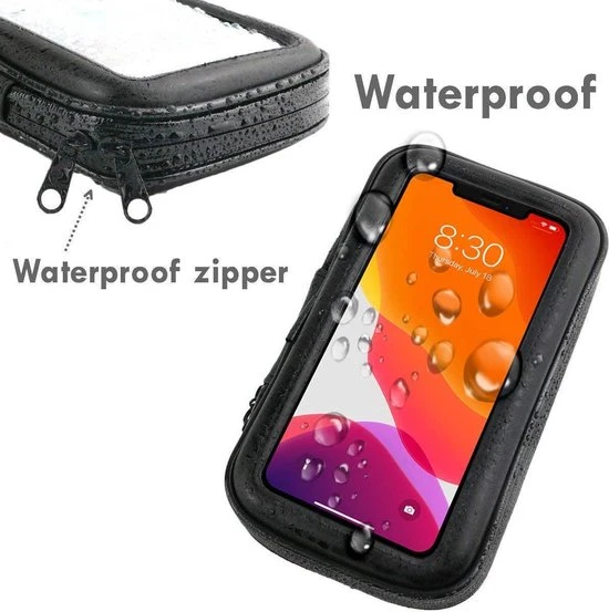 Goedkoop ???? Ar202 Smartphone Houder Fiets Motorfiets Universele Waterdichte Koffer Voor Telefoons Tot 6.5 "onverwoestbare Grip Met Extra Bevestiging Aan Het Stuur Gsm-houder ✔️ 2 Goedkoop ???? Ar202 Smartphone Houder Fiets Motorfiets Universele Waterdichte Koffer Voor Telefoons Tot 6.5 "onverwoestbare Grip Met Extra Bevestiging Aan Het Stuur Gsm-houder ✔️ - Afbeelding 2