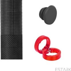 Gloednieuw 🌟 ESTARK - Fietshandvatten - Lock-On - Handvatten - Universeel - Fiets Mountainbike Professioneel - Grips - Extra Grip Fietshandvaten -Handvaten - Handig Te Monteren - Anti-slip Fietsen Stuur Bikegrips Lock-on Aanspanbaar Rood - LO-ro 🎉 -AGU WINKLE 550x554 2