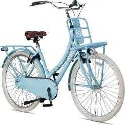 Korting ⭐ Crown Paris Transportfiets 28 Inch 53cm Sky Blue 😉 -AGU WINKLE 550x554