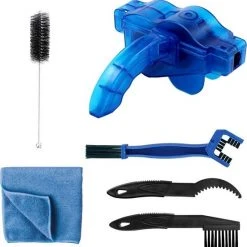 Korting 🤩 Merkloos Fietsketting Reiniger - Fietsketting Reiniger - Ketting Schoonmaken - Kettingborstel - Fiets Schoonmaak Set - Ontvetter Fiets - Kettingreiniger - Fietsketting Smeermiddel - Fiets Accessoires - Borstels - Fietsgereedschap - Kerstcadeau - Voor Mannen 💯