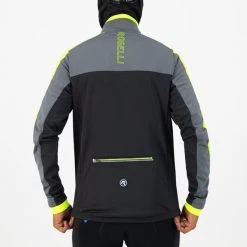 Korting ???? Rogelli Freeze Winterjack - Zwart/Grijs/Fluor - Maat XL ???? -AGU WINKLE 550x557 7