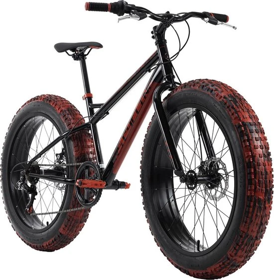 Beste Verkoop π Ks Cycling Fiets Mountainbike MTB 24" Fat Bike SNW2458 Zwart-rood - 38 Cm 𧨠2 Beste Verkoop π Ks Cycling Fiets Mountainbike MTB 24" Fat Bike SNW2458 Zwart-rood - 38 Cm 𧨠- Afbeelding 2