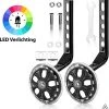 Gloednieuw ???? ARTIVIZION Universele Zijwieltjes - Incl. Installatie Set - Led Lichtjes - Kinderfietsaccessoires - Extra Ondersteuning En Stabiliteit - Geschikt Voor 12/14/16/18/20 Inch Kinderfiets - Jongens En Meisjes - Zwart ????