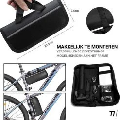 Beste Verkoop 😀 TIKKENS Fietsbanden Reparatieset - Lekke Fietsband Reparatie Set - Racefiets / Mountainbike / Alle Andere Fietstypes / Complete Set In Etui - Onderhoud 🎉 -AGU WINKLE 550x566 4