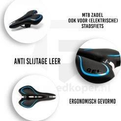 Promo ❤️ Voltano Trekking Fietszadel - Comfortabel Gel Zadel - Met Uitsparing - Inclusief Zadelstrop - 100% Waterdicht - Unisex - Zwart / Blauw ???? 11 Promo ❤️ Voltano Trekking Fietszadel - Comfortabel Gel Zadel - Met Uitsparing - Inclusief Zadelstrop - 100% Waterdicht - Unisex - Zwart / Blauw ???? -AGU WINKLE 550x571 2