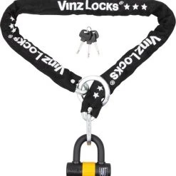Aanbiedingen 😉 VINZ Kungur ART 3 Kettingslot 120 Cm / Fietsslot / Scooterslot / Motorslot / Schijfremslot 👏