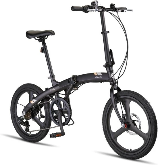 Beste deal 👏 PACTO TWO FOLDING BIKE BLACK 6v VOUWFIETS PLOOIFIETS 🎁 6 Beste deal 👏 PACTO TWO FOLDING BIKE BLACK 6v VOUWFIETS PLOOIFIETS 🎁 - Afbeelding 6