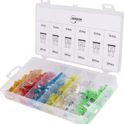 Gloednieuw ???? Benson Steekzekeringen Set - 120 Delig - Div Soorten AMP Zekeringen ✨