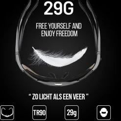 Beste Pirce ???? Rocky - Fietsbrillen Heren - Sportbrillen - Professionele Fietsbril + Inclusief 5 Verwisselbare Lenzen + 2 Jaar Garantie ???? -AGU WINKLE 550x575