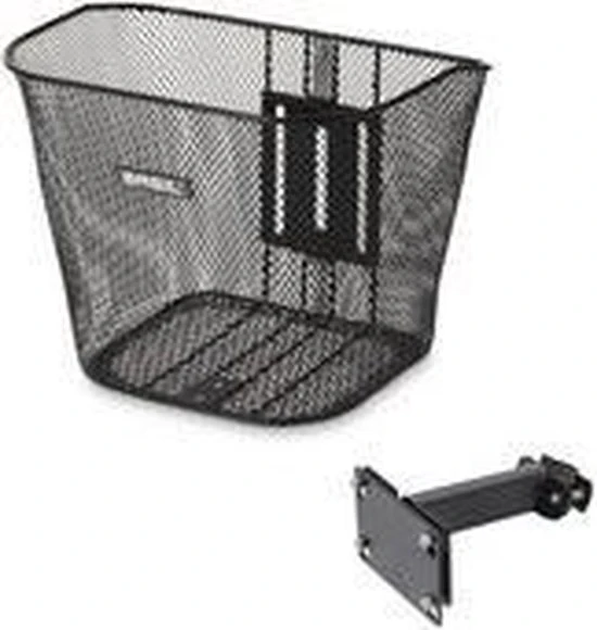 Promo ???? New Looxs Toscane RapidLock Fietsmand Stuur - 19 Liter - Staal – Zwart ???? 4 Promo ???? New Looxs Toscane RapidLock Fietsmand Stuur - 19 Liter - Staal – Zwart ???? - Afbeelding 4