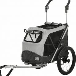 Goedkoopste ???? Trixie Hondenfietskar Opvouwbaar Grijs 74 X 58 X 93 Cm ⌛ -AGU WINKLE 550x582 5