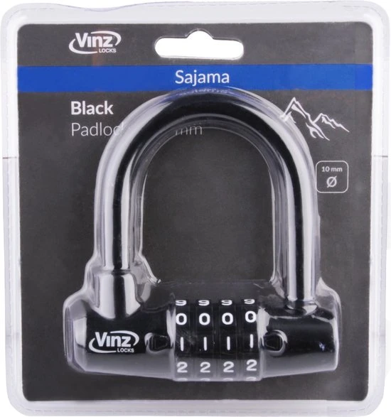 Beste Verkoop 🌟 VINZ Sajama Padlock / Combinatieslot / Cijferslot / Hangslot 10mm 🥰 4 Beste Verkoop 🌟 VINZ Sajama Padlock / Combinatieslot / Cijferslot / Hangslot 10mm 🥰 - Afbeelding 4