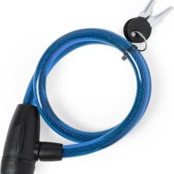 Beste deal ✨ Merkloos Fietsslot - Kettingslot - Hangslot Met Sleutel - Kabelslot - Sloten - Waterbestendig - Blauw 🧨