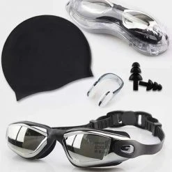 Nieuw 👏 Garpex? Garpex Zwembril Met Accessoires - Duikbril - Zwem Oordopjes - Neusklem Zwemmen - Neusknijper Zwemmen - Badmuts 😀