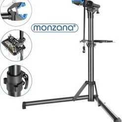 Beste recensies van π Monzana Montagestandaard Fiets Klapbaar 50 Kg Snelspanner Stuurhouder 30-70mm π