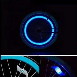 Beste deal π Merkloos LED Fietswiel Verlichting Set - 2 Stuks - Blauw π
