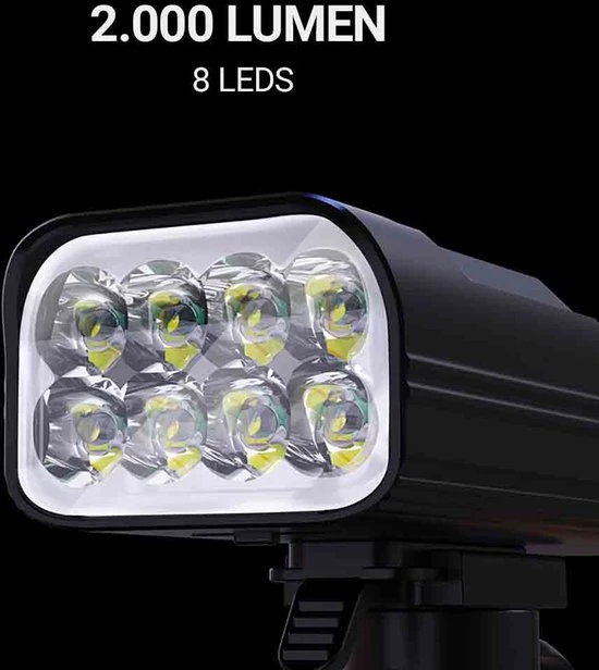 Beste deal ???? Lightyourbike ? Lightyourbike ALPHA 2000 - Fietsverlichting LED & USB Oplaadbaar - Powerbank 10.000 MAh - Fietslamp Racefiets & MTB - 2.000 Lumen ✨ 2 Beste deal ???? Lightyourbike ? Lightyourbike ALPHA 2000 - Fietsverlichting LED & USB Oplaadbaar - Powerbank 10.000 MAh - Fietslamp Racefiets & MTB - 2.000 Lumen ✨ - Afbeelding 2