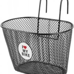 Beste Verkoop 🎁 M-wave Fietsmand - Kids - Staal - Zwart 🧨