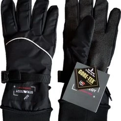 Groothandel ???? GORE-TEX BURTEX Outdoor Strategy Fiets Wandel Motor Handschoenen Inclusief Liners Warm En 100% Waterdicht ALL BLACK Maat M ????