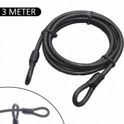 Flash-uitverkoop ✔️ Stahlex Staalkabel Met Lussen 3 Meter Lang Diameter 20mm 2.150 Gram Geschikt Als 🥾 Bootslot, Voor Tuinmeubelen Of Terrasstoelen 🎉