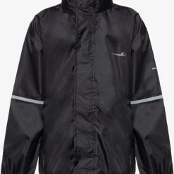 Goedkoopste ???? Mountain Peak Kinder Regenjas - Zwart - Maat 158/164 ⭐