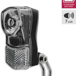 Promo 🎉 Koplamp Fiets 7 Lux Van Het Merk Lynx, Goed Licht En Easy Fit Koplamp 🛒