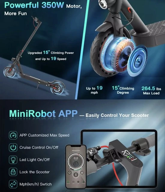 Coupon ???? IScooter - Elektrische Step - E Step Voor Unisex - I9 E Scooter Met App - Gemakkelijk Te Reizen In De Stad - Snel Aan Het Werk - Gewicht 13.5kg - Opvouwbaar - Vermogen 500W - Spanning 36v - 30 Km/u Snelheid - Maat 115*108*44cm ???? 3 Coupon ???? IScooter - Elektrische Step - E Step Voor Unisex - I9 E Scooter Met App - Gemakkelijk Te Reizen In De Stad - Snel Aan Het Werk - Gewicht 13.5kg - Opvouwbaar - Vermogen 500W - Spanning 36v - 30 Km/u Snelheid - Maat 115*108*44cm ???? - Afbeelding 3