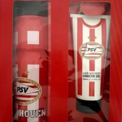 Aanbiedingen ???? PSV Voetbal PSV Giftset Bidon + Hair & Body Douchegel ????