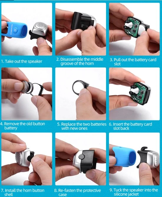Begroting π₯ Easy4riders Fietsbel - Elektrische Bel - Fietsbeltoeter - Zwart - Verschillende Tonen π― 2 Begroting π₯ Easy4riders Fietsbel - Elektrische Bel - Fietsbeltoeter - Zwart - Verschillende Tonen π― - Afbeelding 2