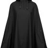 Goedkoopste 😀 Ralka Regenponcho Senior - Sizzle - Zwart - L/XL 👍