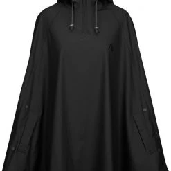Goedkoopste 😀 Ralka Regenponcho Senior - Sizzle - Zwart - L/XL 👍