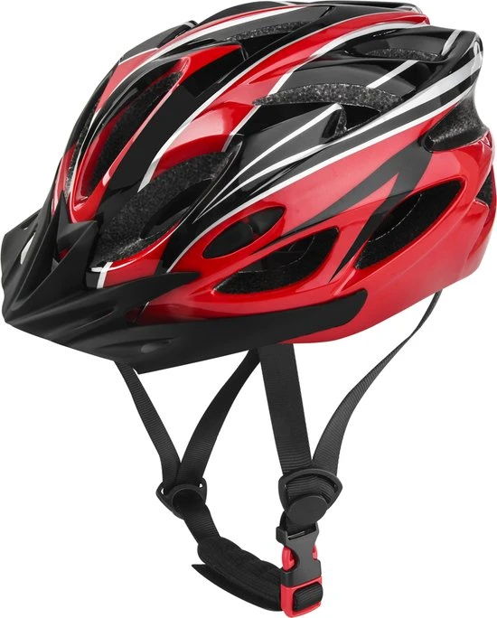 Aanbiedingen ???? LIVLOV FietsheFietshelm -Skateboarding-Roller Skating-Elektrische Stepshelm - Heren/Dames – Maat L(57-62CM)- Zwart/Rood ???? 7 Aanbiedingen ???? LIVLOV FietsheFietshelm -Skateboarding-Roller Skating-Elektrische Stepshelm - Heren/Dames – Maat L(57-62CM)- Zwart/Rood ???? - Afbeelding 7