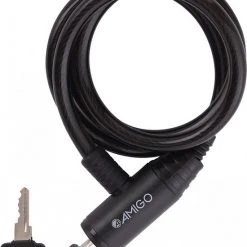 Gloednieuw 😍 Amigo 108 Kabelslot - Fietsslot 100 Cm - Zwart ✔️