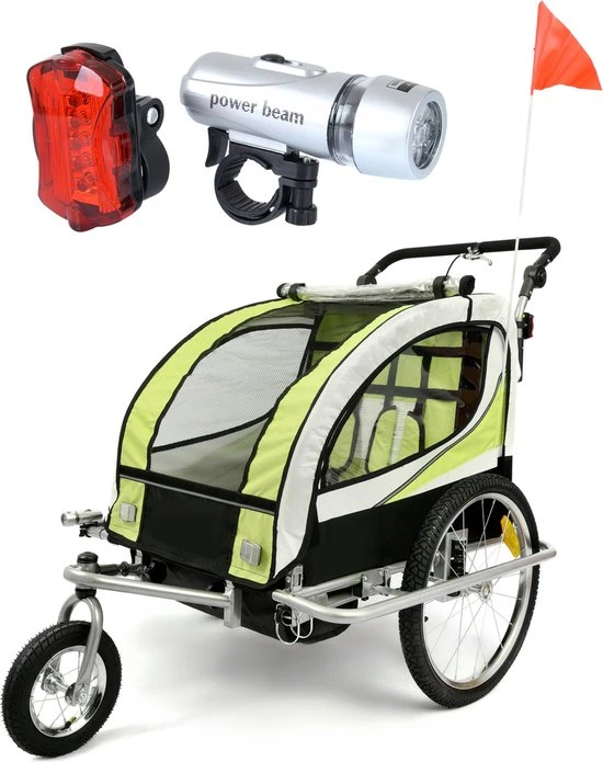 Groothandel ⭐ Viking Choice Fietkar - 2 Kinderen - Met Schokbreker - Lime 🤩 18 Groothandel ⭐ Viking Choice Fietkar - 2 Kinderen - Met Schokbreker - Lime 🤩 - Afbeelding 18