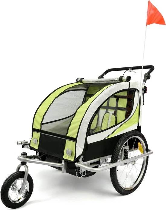 Groothandel ⭐ Viking Choice Fietkar - 2 Kinderen - Met Schokbreker - Lime 🤩 19 Groothandel ⭐ Viking Choice Fietkar - 2 Kinderen - Met Schokbreker - Lime 🤩 - Afbeelding 19