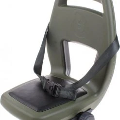 Aanbiedingen π Qibbel 6+ Junior Fietsstoeltje Achter - Legergroen Met Zwart Kussentje π