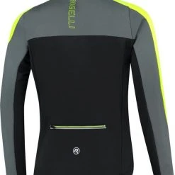 Korting ???? Rogelli Freeze Winterjack - Zwart/Grijs/Fluor - Maat XL ???? -AGU WINKLE 550x707 3