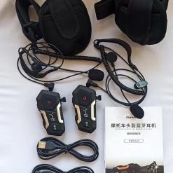 Beste deal 😀 V3 Plus Comrob Fiets / Scheidsrechter Communicatie Intercom Module Systeem Voor 2 Personen Met FM Radio Max 1200 Meter 👏 -AGU WINKLE 550x709