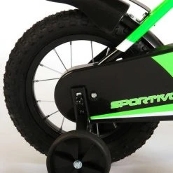Korting ✔️ Volare Sportivo Kinderfiets - Jongens - 12 Inch - Neon Groen/Zwart - 95% Afgemonteerd 🎉 -AGU WINKLE 550x712 1