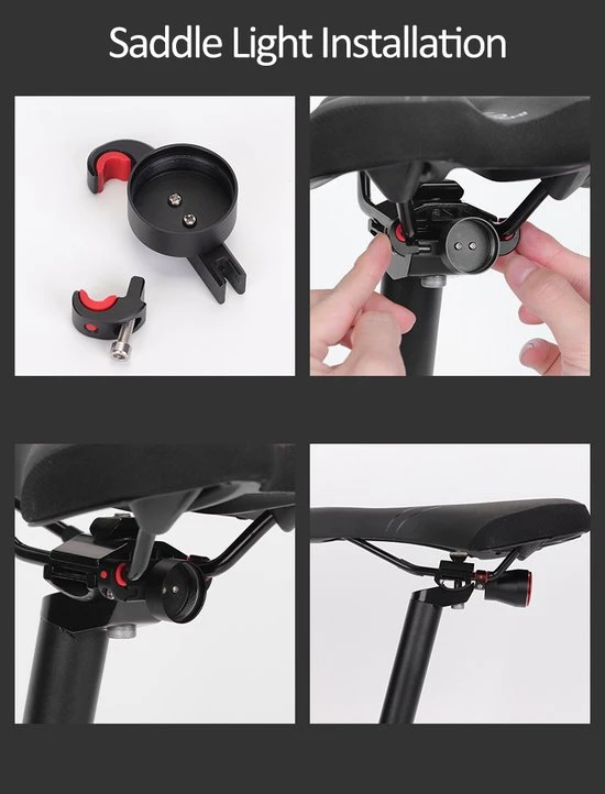 Goedkoop ???? Rockbros Slim Fiets Achterlicht, Automatische Rem Sensor, IPx6 Waterdicht LED, Via USB Opladen, Met Zadelbevestiging, Slimme Fietsverlichting ???? 4 Goedkoop ???? Rockbros Slim Fiets Achterlicht, Automatische Rem Sensor, IPx6 Waterdicht LED, Via USB Opladen, Met Zadelbevestiging, Slimme Fietsverlichting ???? - Afbeelding 4