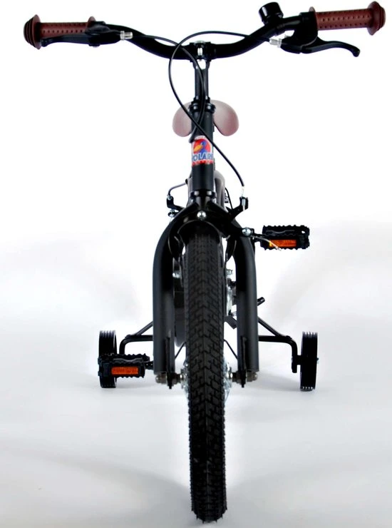 Goedkoop ???? Volare Black Cruiser Kinderfiets - Jongens - 16 Inch - Zwart - 2 Handremmen ⌛ 6 Goedkoop ???? Volare Black Cruiser Kinderfiets - Jongens - 16 Inch - Zwart - 2 Handremmen ⌛ - Afbeelding 6