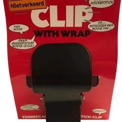 Aanbiedingen ???? Nietverkeerd Universele Hockeystick Klem - Tennisracket Klem - Paraplu Klem, Zwart ❤️